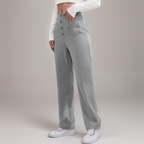 Elastische Hose mit hoher Taille