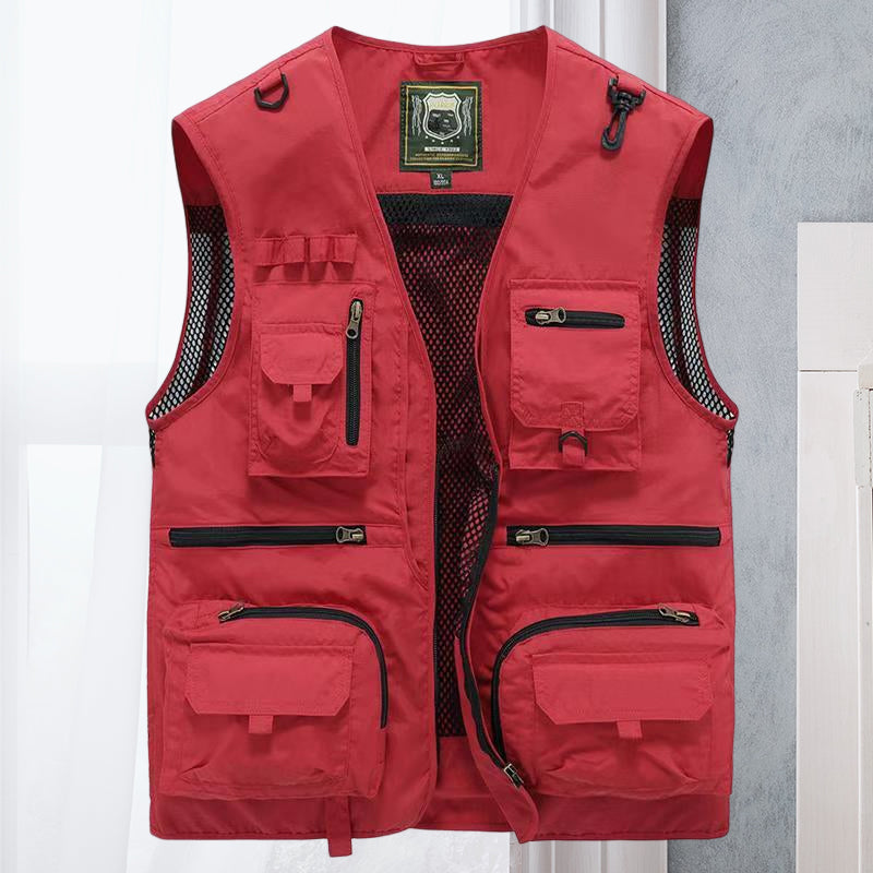 Livia | Weste mit Mehrtaschendesign und Netzfutter