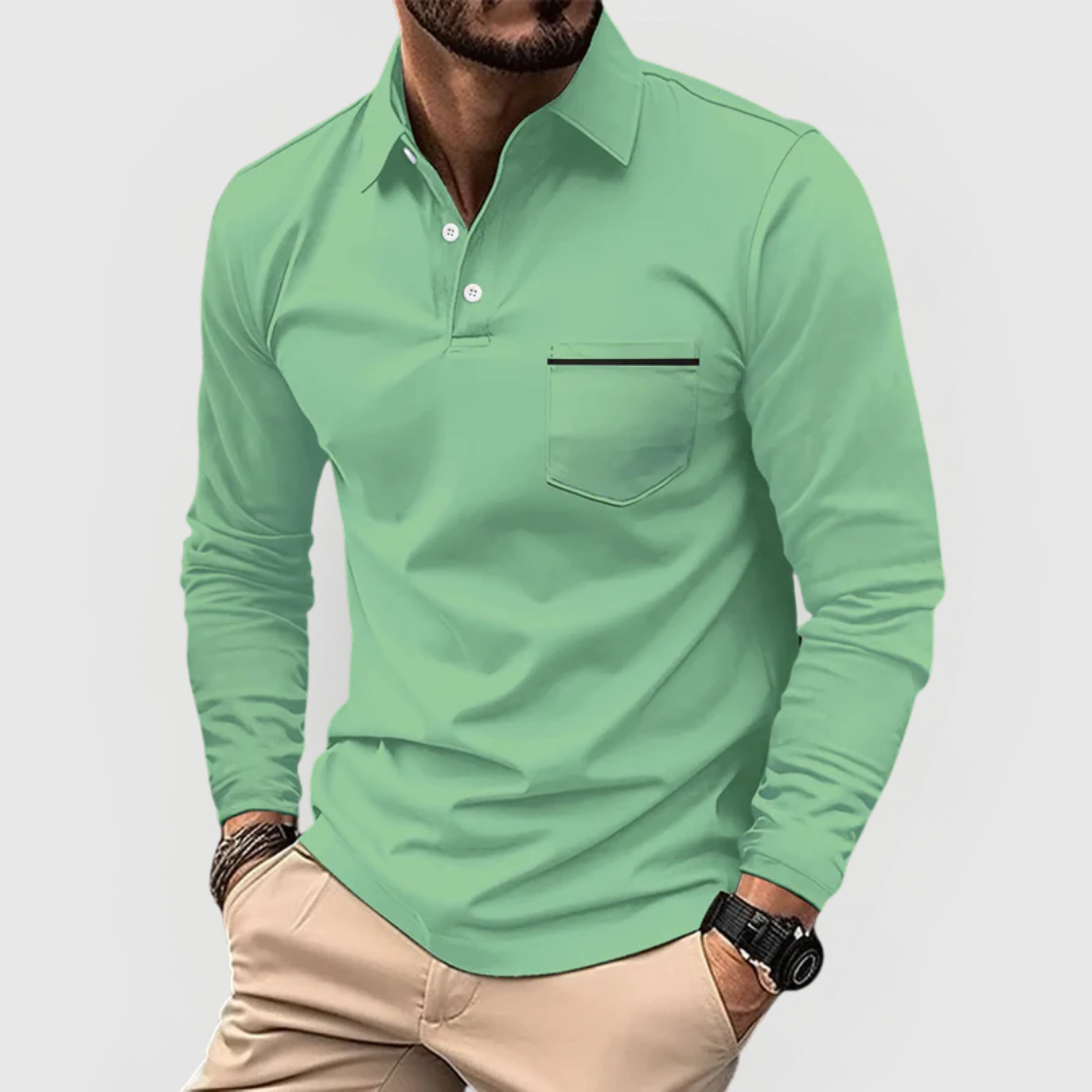 Elegantes und bequemes Polo mit praktischer Tasche