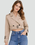 Emma | Kurzer, taillierter Trenchcoat