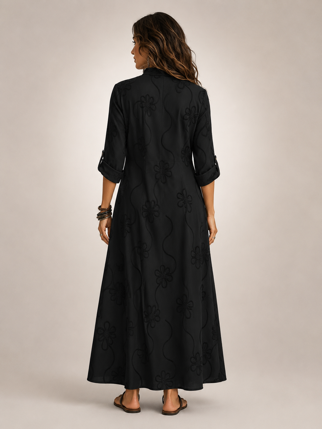 Merle | Bauchkaschierendes Blumen-Sommerkleid