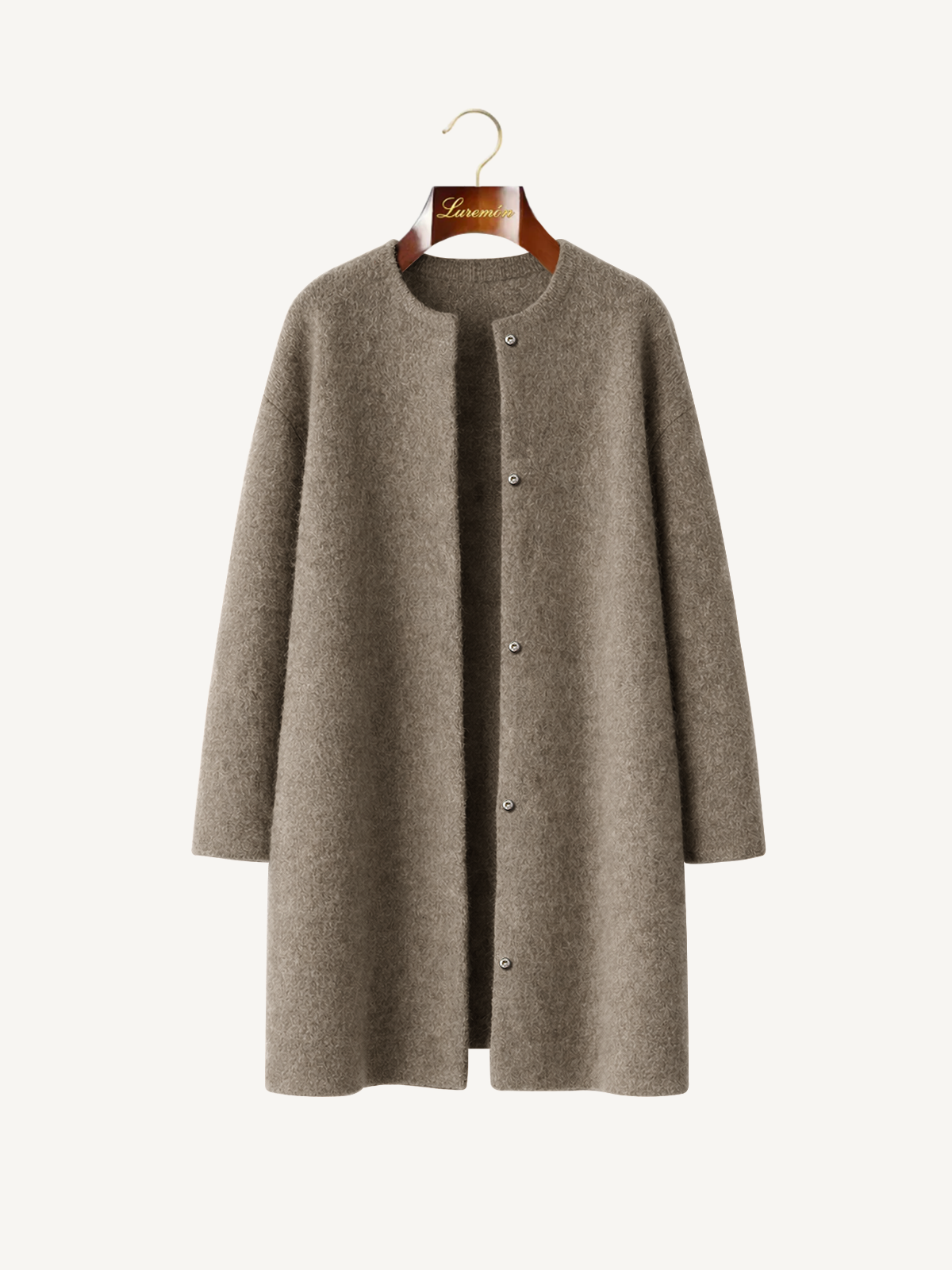 Langer Strickcardigan