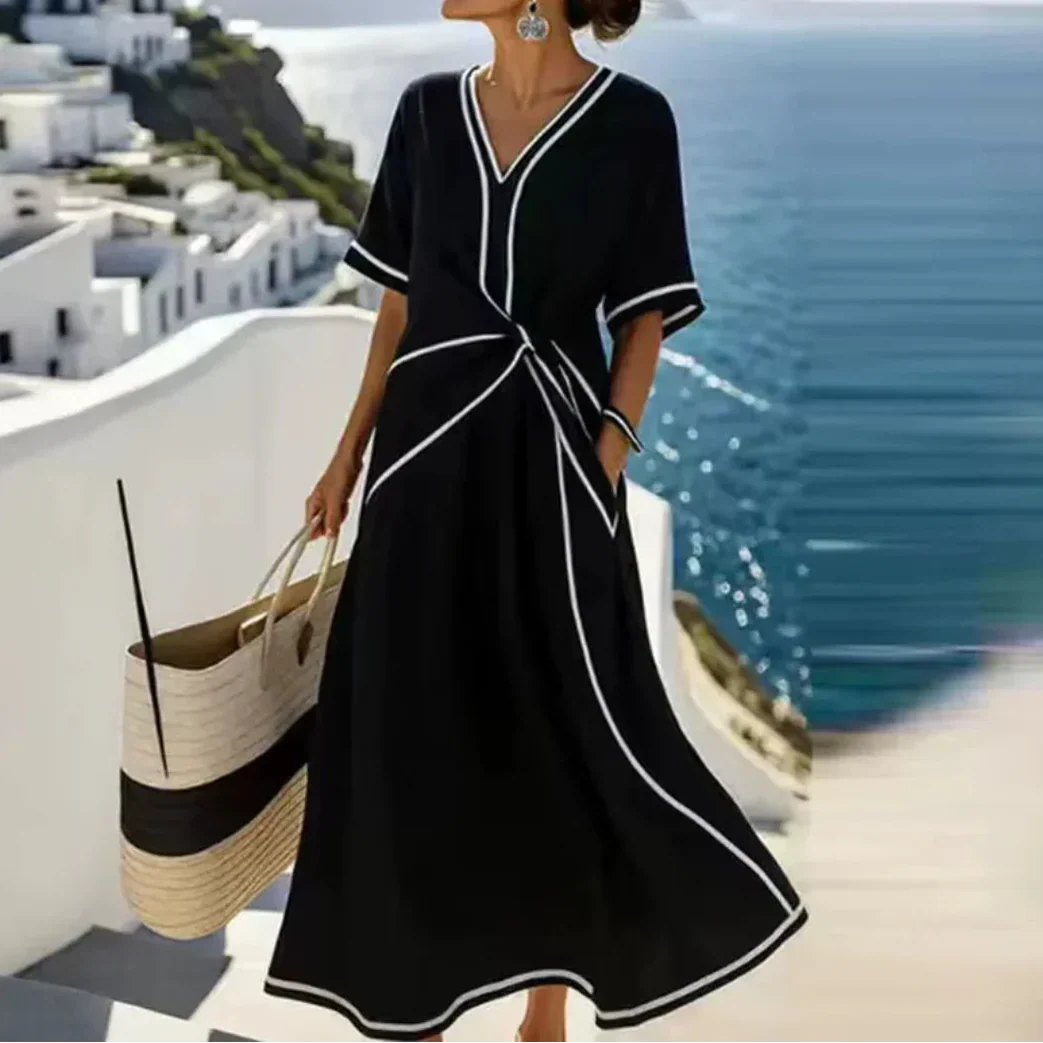 Lockere, elegante Kleid