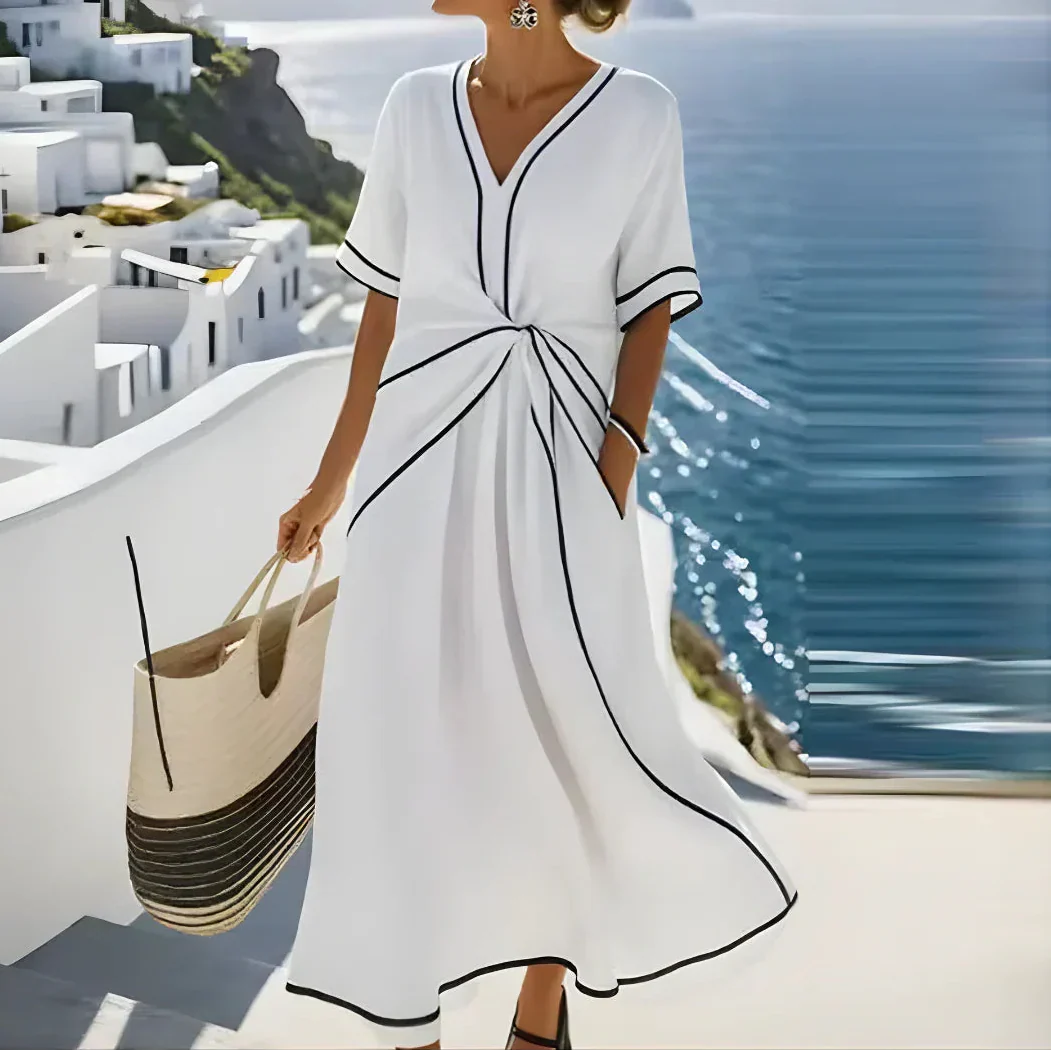 Lockere, elegante Kleid