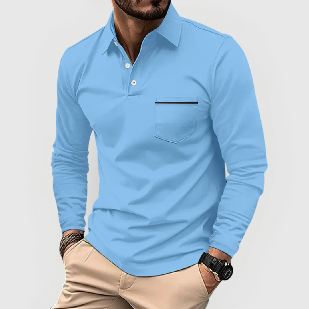 Elegantes und bequemes Polo mit praktischer Tasche