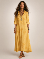 Merle | Bauchkaschierendes Blumen-Sommerkleid