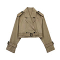 Karla | Stilvoller und vielseitiger kurzer Trenchcoat