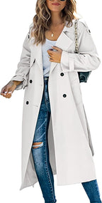 Victoria | Zeitloser und eleganter langer Trenchcoat