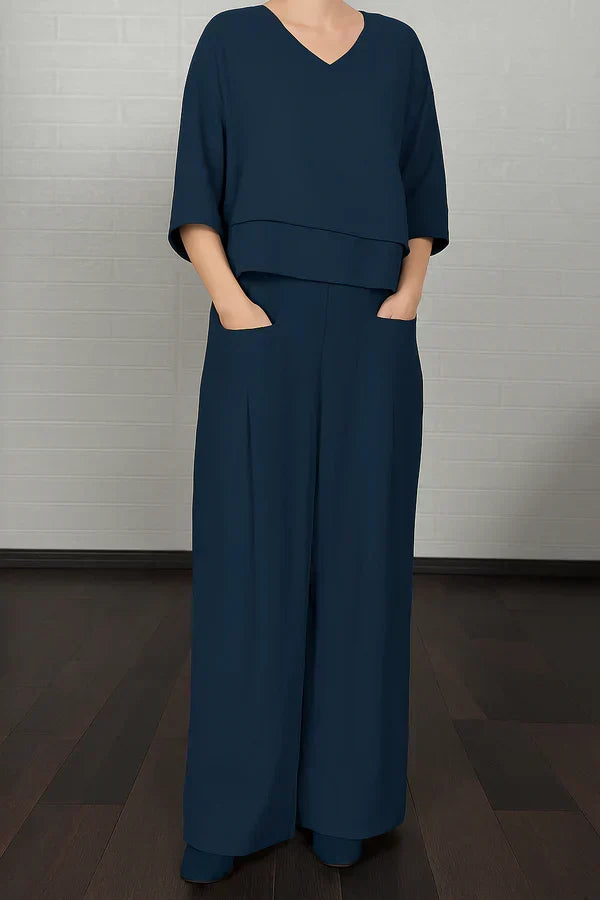 Lennie | Elegantes Komfort-Zweiteiler-Set
