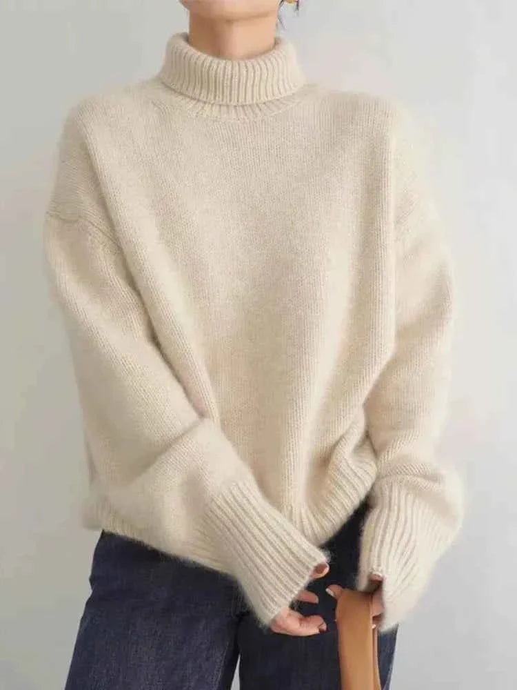 LINEA - Eleganter Rollkragenpullover für einen raffinierten Stil Damen