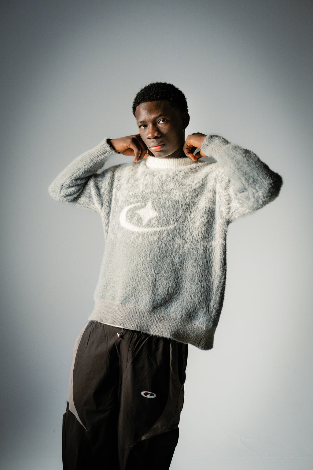 Kuscheliger, flauschiger Mohair-Pullover