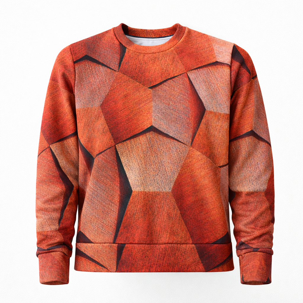FELYSSIA - Damen Oberteil mit geometrischem Muster
