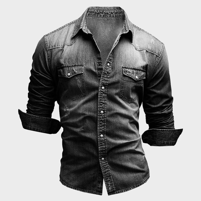 Denim-Hemd