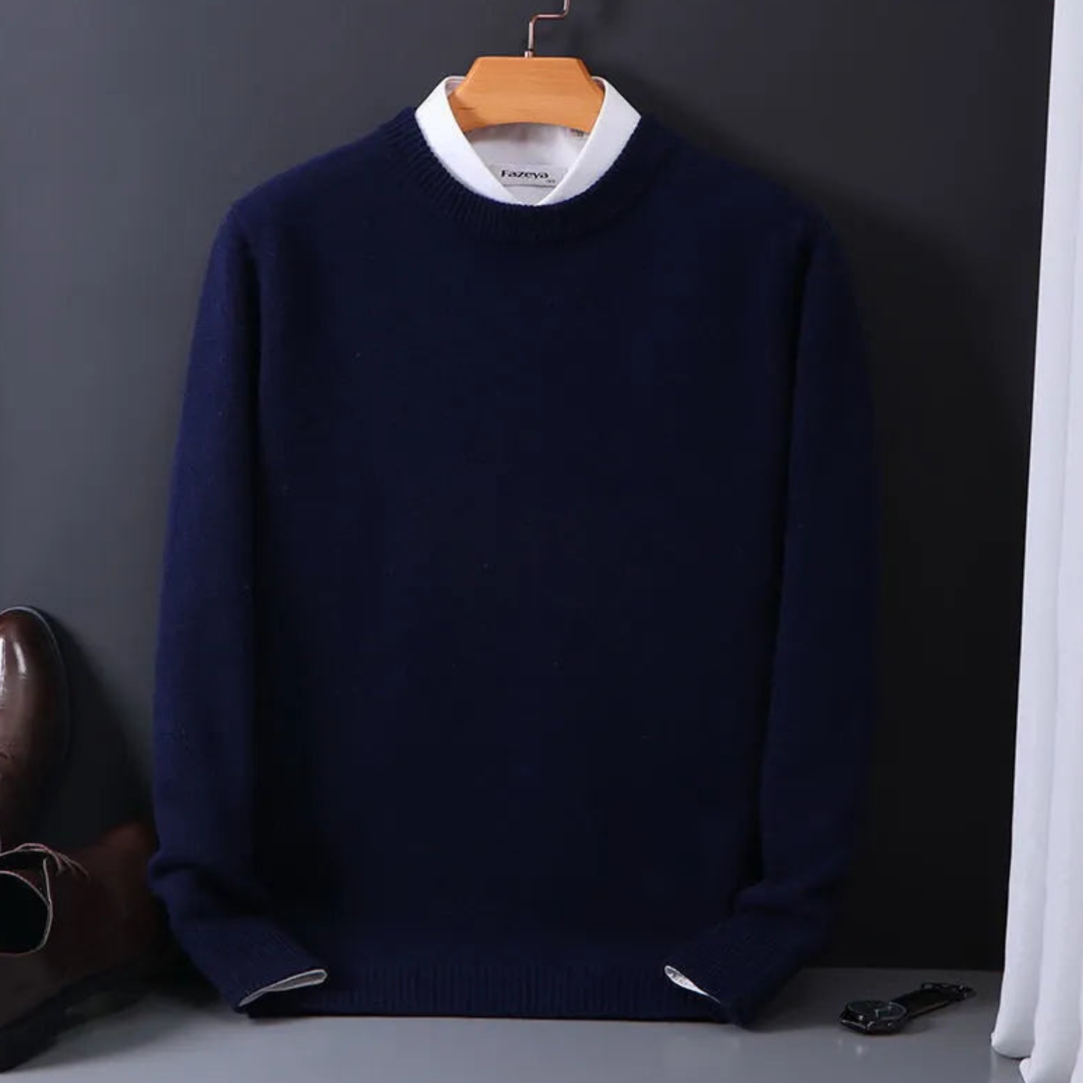 Klassischer Cashmere Pullover