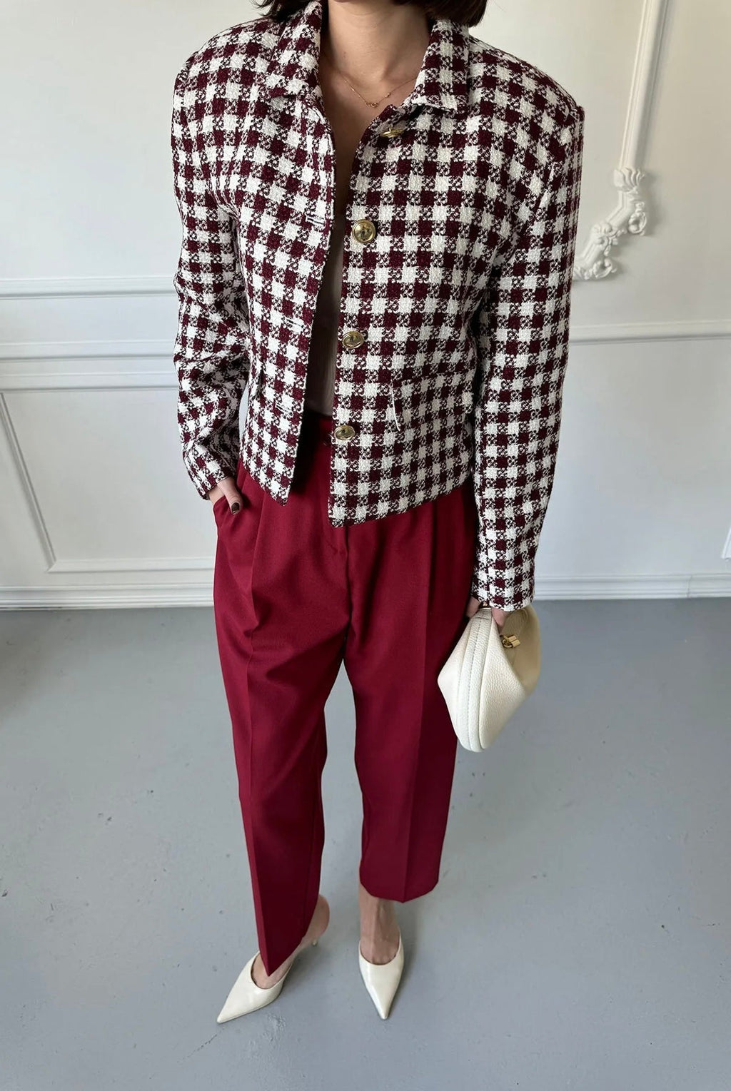 Vielseitige Klasssische Slim-fit-Anzughose