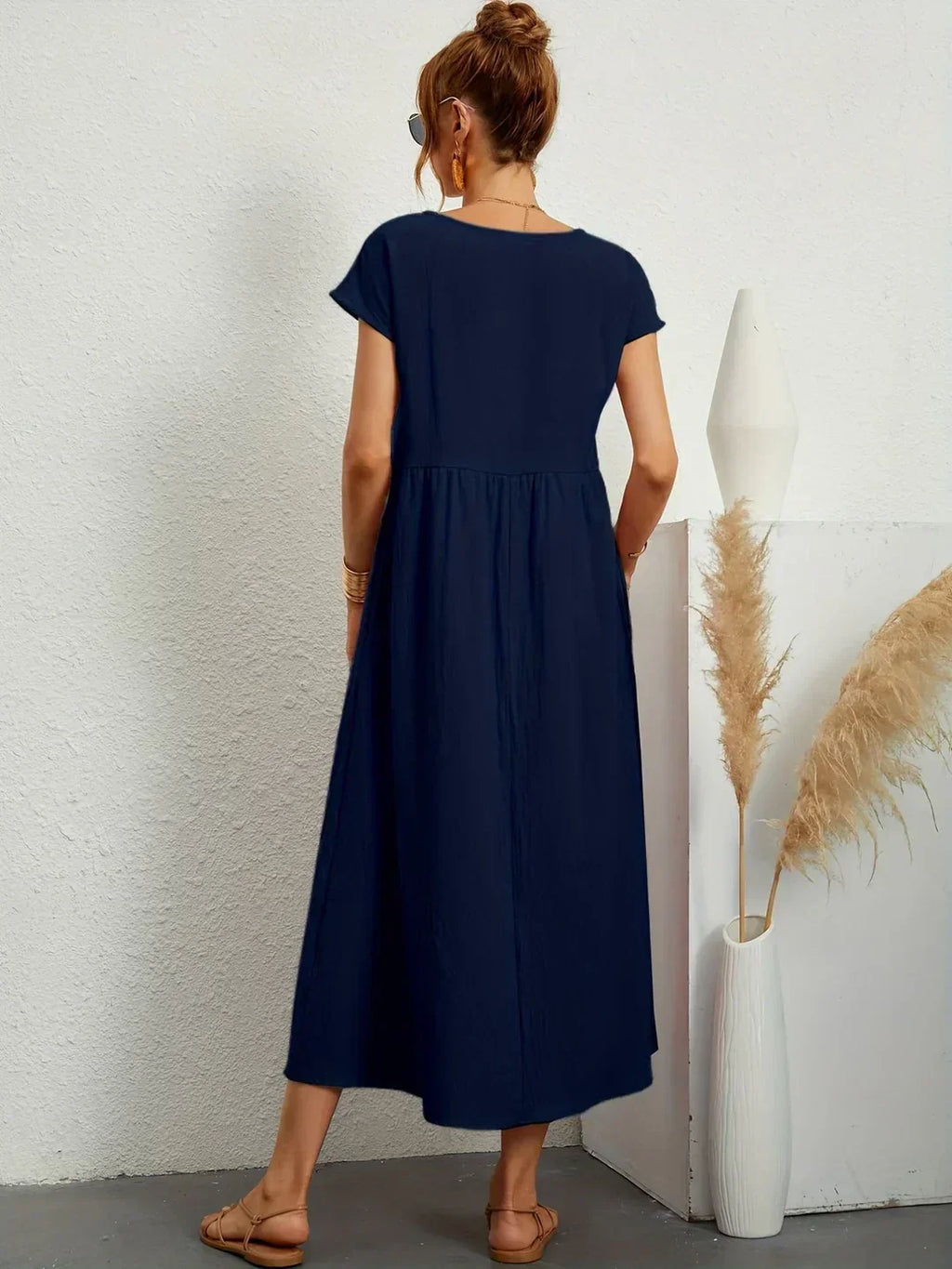 Gabrielle™ — Fließendes Midikleid – zeitlose Eleganz
