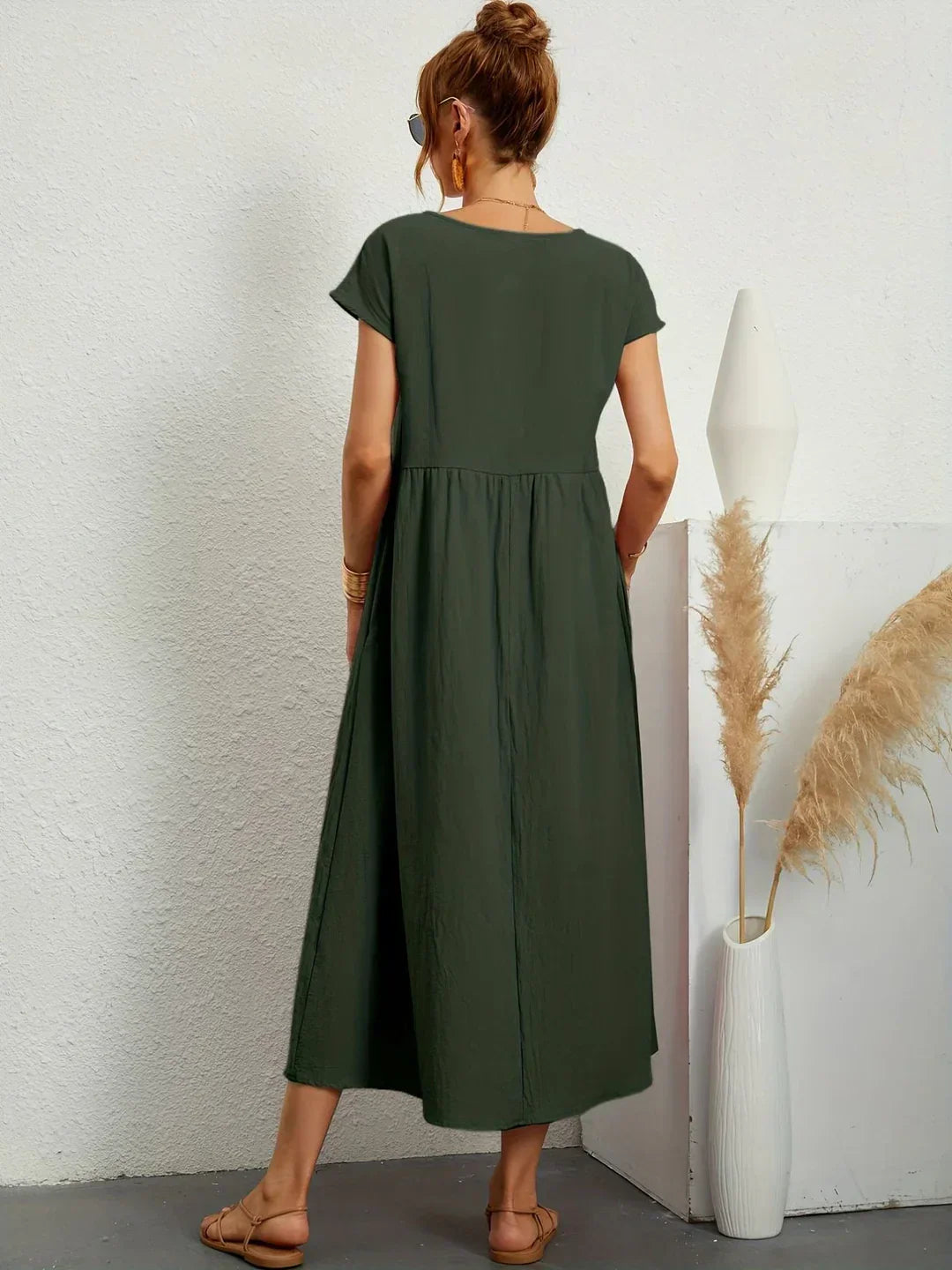 Gabrielle™ — Fließendes Midikleid – zeitlose Eleganz
