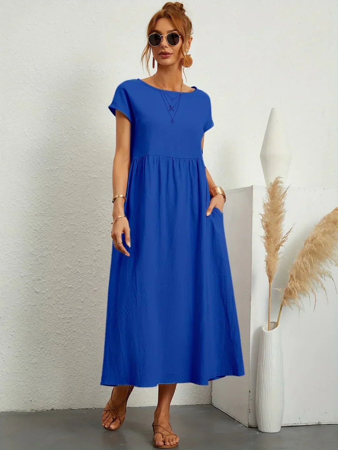 Gabrielle™ — Fließendes Midikleid – zeitlose Eleganz