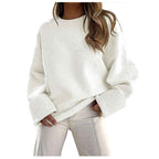 Gemützlicher Oversize-Flausch-Strickpullover - wolkenweicher Komfort, lockere Passform