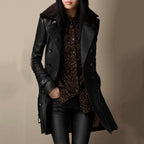 Carolina | Women's Leather Coat - 3/4 Length