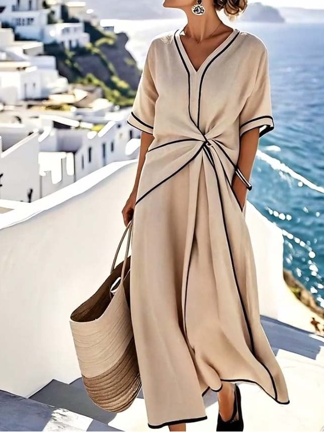 Lockere, elegante Kleid