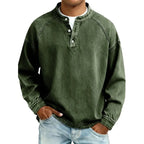 Vintage Hemd mit Knopfleiste für Herren