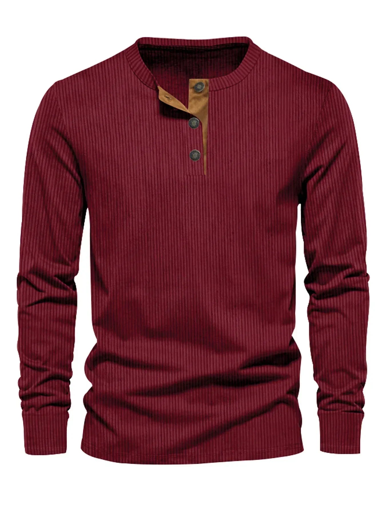 Klassisches Herren-Langarmshirt