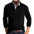 Herren Langarmshirt in Unifarbe