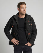 Andrin | Herren Winterjacke mit wärmendem Futter und Kapuze