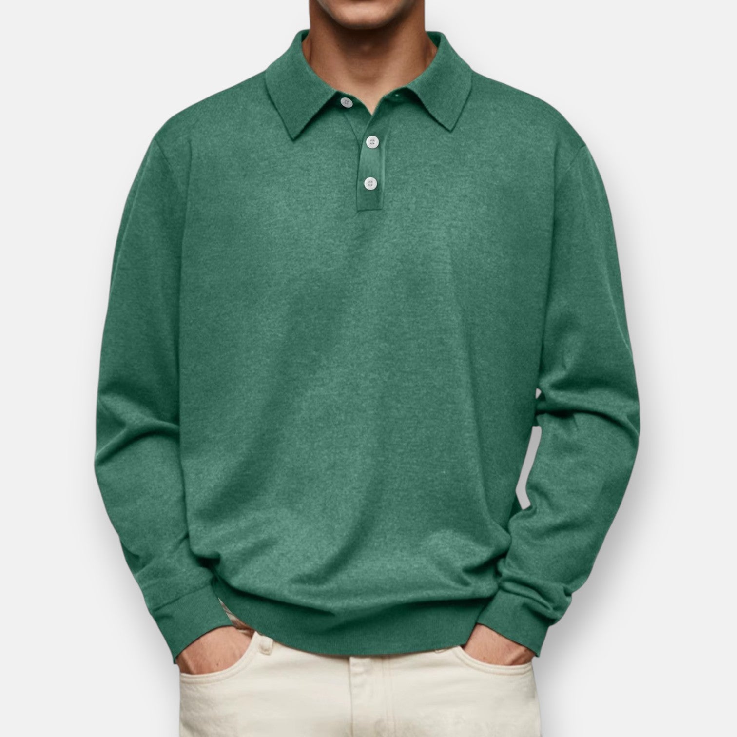Langarm-Polo