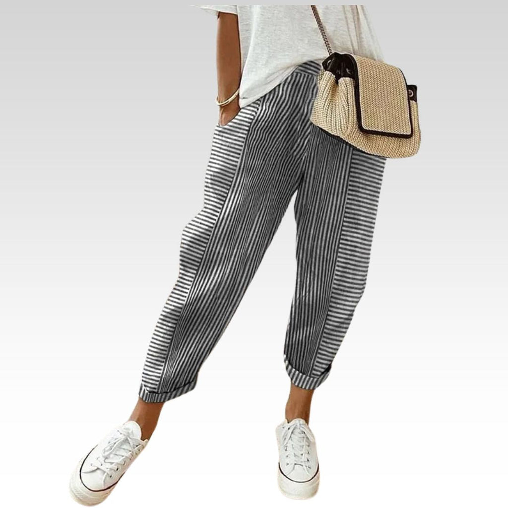Stilvolle Streifenhose