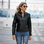 Ellery | Women's Leather Jacket - Minimalist
