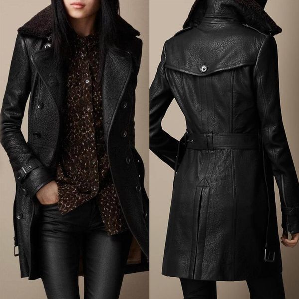 Carolina | Women's Leather Coat - 3/4 Length