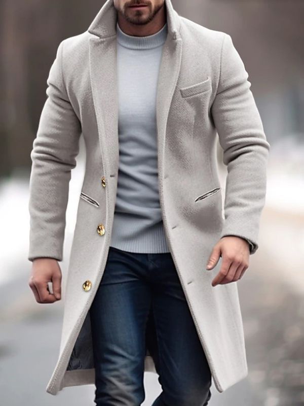 Viktor | Eleganter Wintermantel für Herren