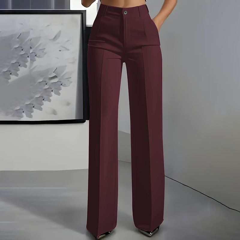 Damen Anzughose mit hoher Taille (1 kaufen, 1 GRATIS dazu)