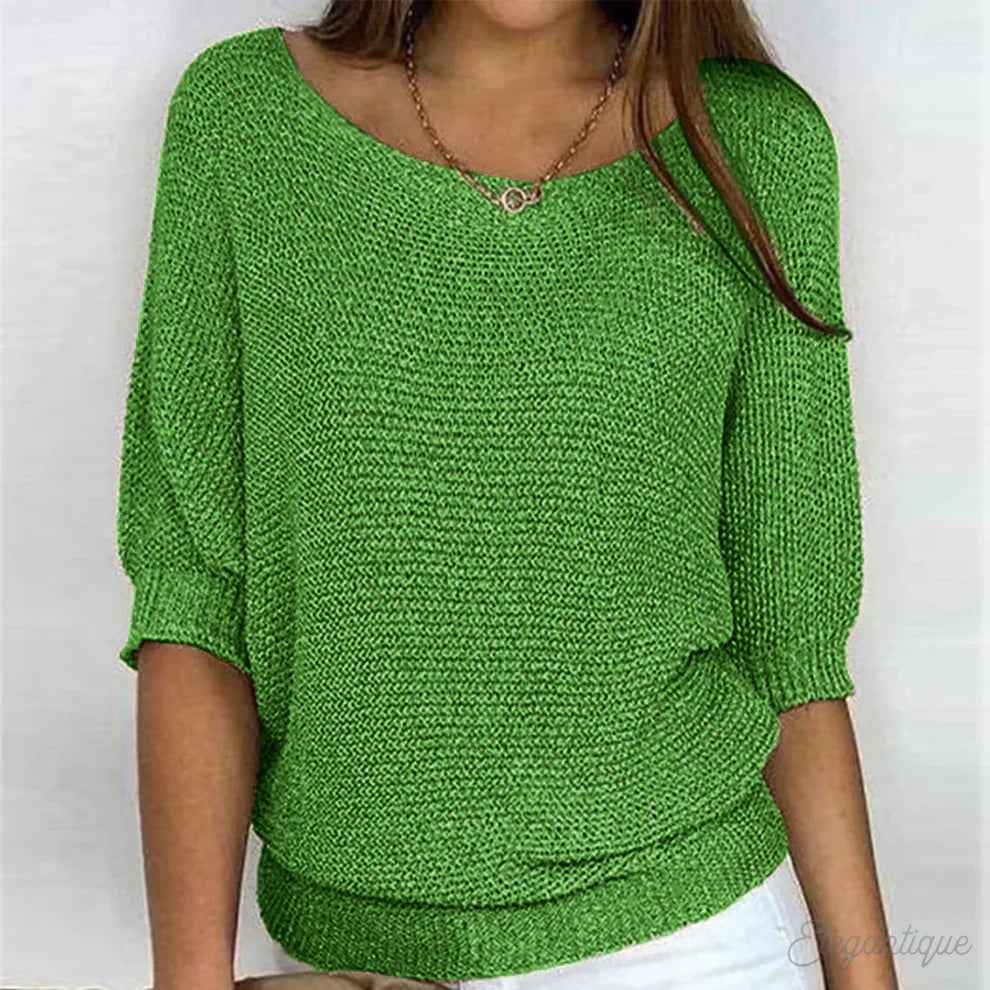 Federleichter Strickpullover Damen